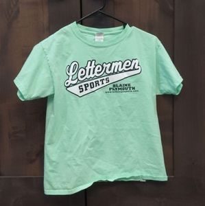 Lettermen sports short sleeve tee shirt